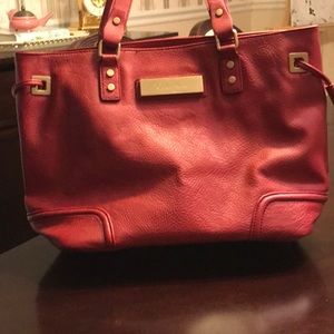 Calvin Klein tote handbag large red